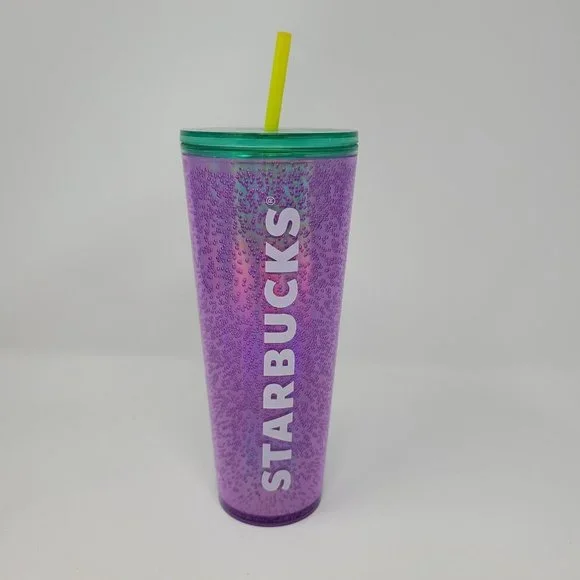 Starbucks 2022 Summer Back To School Purple Bubble Emoji Venti Cold Cup  Tumbler